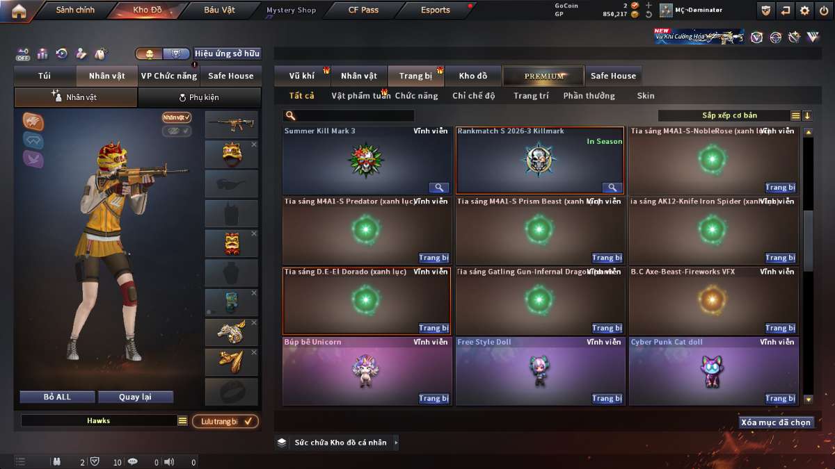 shop acc cf uy tin gia re